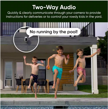 Wyze Battery Cam Pro, Wireless Indoor/Outdoor Home Security Camera, with 2k HD Color Night Vision and Built-In Spotlight