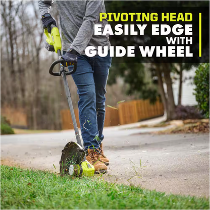 RYOBI ONE+ 18V 13 in. Cordless Battery String Trimmer/Edger (Tool Only)