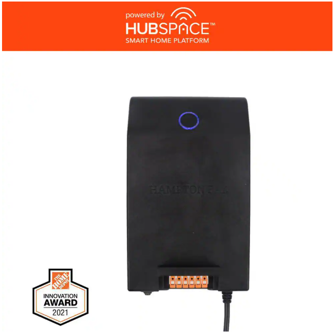 Hampton Bay Smart 200 Watt Landscape Lighting Transformer with Dusk to Dawn Operation Powered by Hubspace