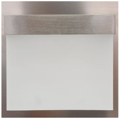 Home Decorators Collection Alberson Collection 3-Light Brushed Nickel LED Vanity Light with Frosted Acrylic Shade