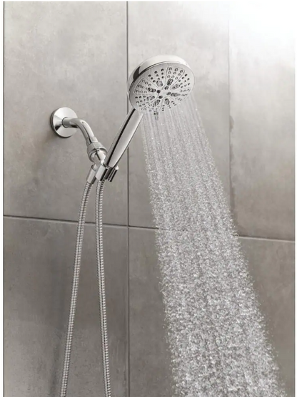 MOEN HydroEnergetix 8-Spray Wall Mount Handheld Shower Head 1.75 GPM in Chrome