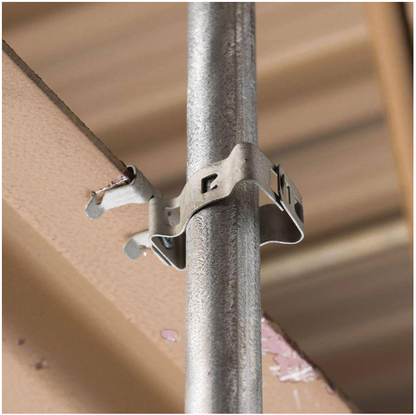 CADDY Side Mount Conduit/Pipe to Flange Clip Clamp 1/2 to 3/4 in. (5-Pack)