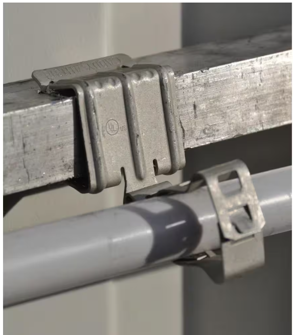 CADDY Side Mount Conduit/Pipe to Flange Clip Clamp 1/2 to 3/4 in. (5-Pack)