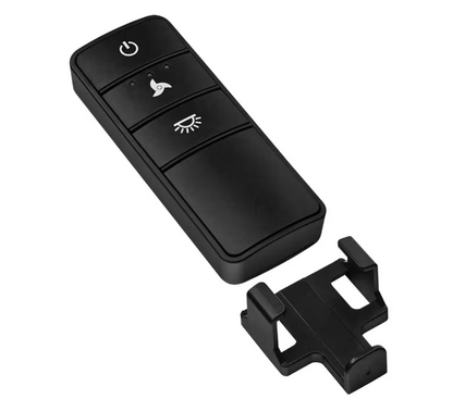 Hampton Bay Universal 3-speed Damp Rated Ceiling Fan Remote Control with Dimming Black