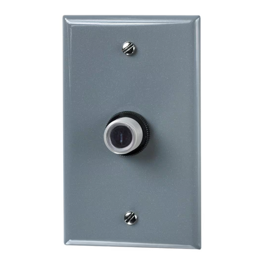 Intermatic NIGHTFOX 1,000-Watt LED/Incandescent In-Wall Electronic Photocontrol, Gray