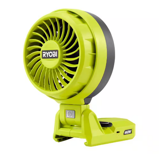 RYOBI 40V Cordless Battery Topper Fan (Tool Only)