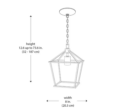 Home Decorators Collection Weyburn 1-Light Bronze Farmhouse Mini Pendant Light Fixture with Caged Metal Shade