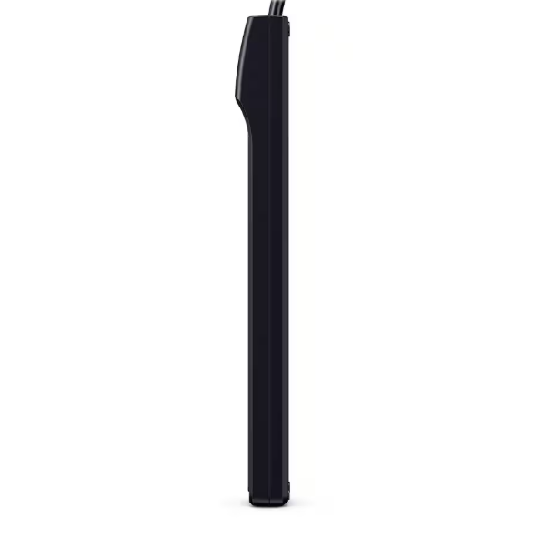 Commercial Electric 8 ft. 7-Outlet Surge Protector with USB in Black
