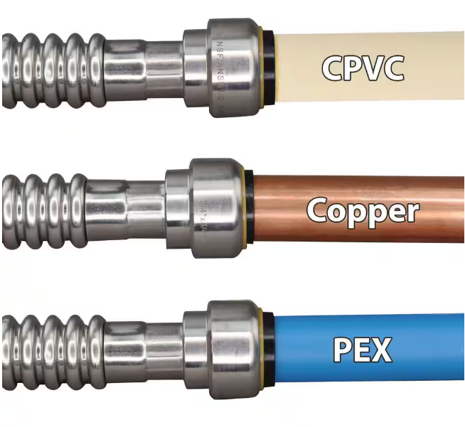 Everbilt 3/4 in. SSPTC x 3/4 in. FIP Water Heater Connection Kit