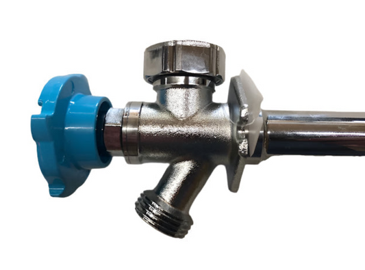 SharkBite 1/2 in. Push-to-Connect x 3/4 in. MHT x 8 in. Brass Anti-Siphon Frost Free Sillcock Valve