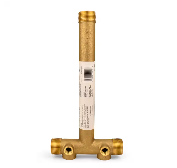 Everbilt 10 in. Brass Tank Tee