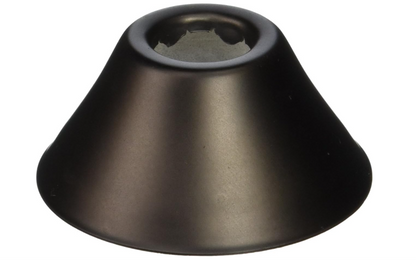 3/8 in. O.D. Comp X 1/2 in. SWT Quarter-Turn Angle Supply Stop Valve W/Cross Handle & 5 in. Extension, Oil Rubbed Bronze