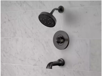Delta Faryn Single-Handle 5-Spray Tub and Shower Faucet in Oil Rubbed Bronze (Valve Included)