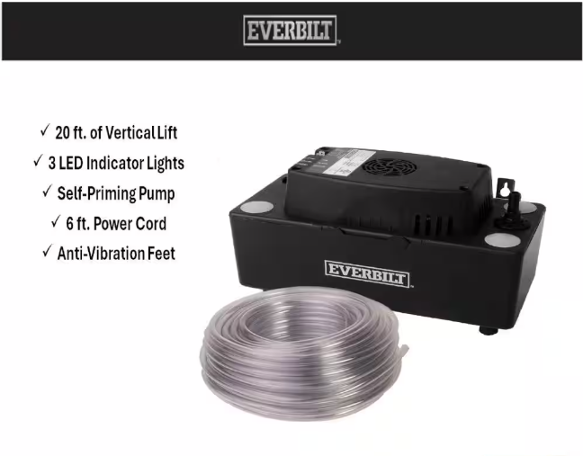 Everbilt 120-Volt Condensate Pump W/ Hose
