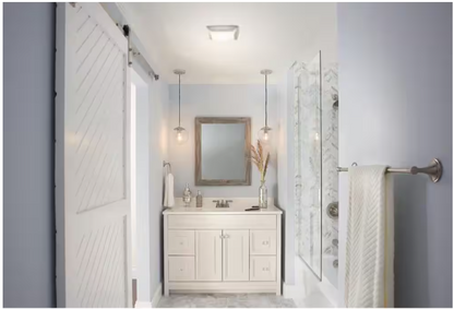 Broan-NuTone 50 CFM Ceiling Bathroom Exhaust Fan with Incandescent Light