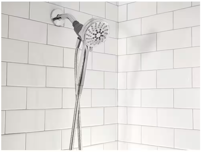 MOEN Darcy with Magnetix Single-Handle 6-Spray 3.75 in. Tub and Shower Faucet in Chrome (Valve Included)