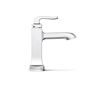 KOHLER Rubicon Single Hole Single Handle Bathroom Faucet in Polished Chrome