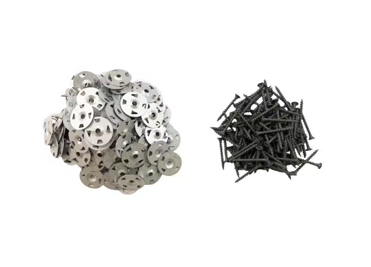 Everbilt Watershield Shower System Foam and Cement Backer Board Hardware Set w/ 1-5/8 in. Screw (160 ct), 1 in. Washer (160 ct)
