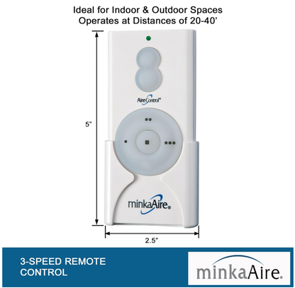 Minka-Aire Hand-Held Ceiling Fan Remote Control System - White - RCS223