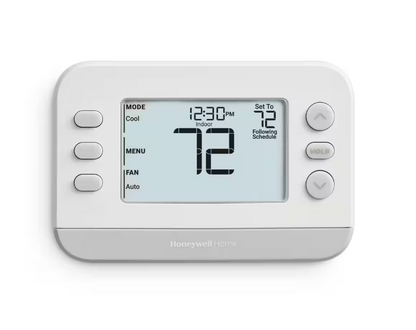 Honeywell Home X2P Programmable Thermostat, Single-Stage, 1-Heat/1-Cool, Flexible Schedule