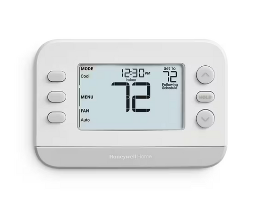 Honeywell Home X2P Programmable Thermostat, Single-Stage, 1-Heat/1-Cool, Flexible Schedule
