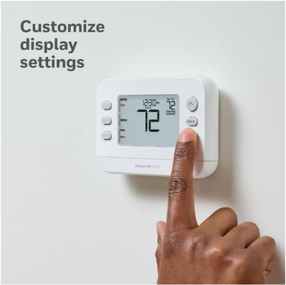 Honeywell Home X2P Programmable Thermostat, Single-Stage, 1-Heat/1-Cool, 5-2 Day Schedule