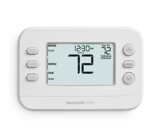 Honeywell Home X2P Programmable Thermostat, Single-Stage, 1-Heat/1-Cool, 5-2 Day Schedule