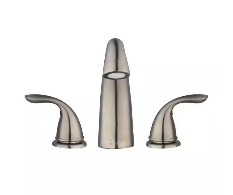 Glacier Bay Builders 2-Handle Deck-Mount Roman Tub Faucet in Brushed Nickel