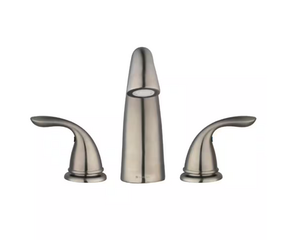 Glacier Bay Builders 2-Handle Deck-Mount Roman Tub Faucet in Brushed Nickel