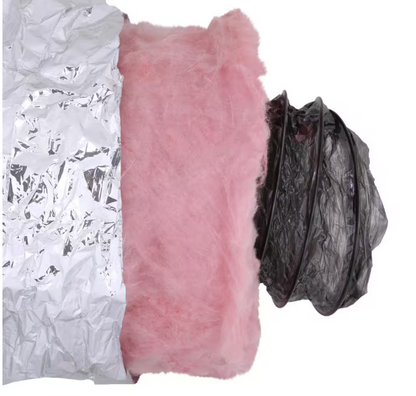 Master Flow 4 in. x 25 ft. Insulated Flexible Duct R6 Silver Jacket