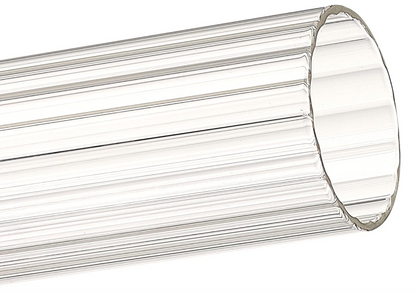 Globe Electric 63000052 18" 2-Light Vanity Light, Matte Brass Finish, Ribbed Glass Shade, Bathroom Décor, Home Décor, Home Improvement, Soft Glam Light, Makeup Lighting, Beauty Room Accessories