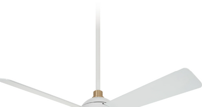 Minka-Aire 36 Inch Ceiling Fan Downrod - Flat White - DR536-WHF
