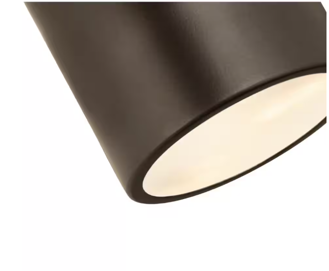 Z-Lite Harley 5 in. 1-Light Bronze Flush Mount