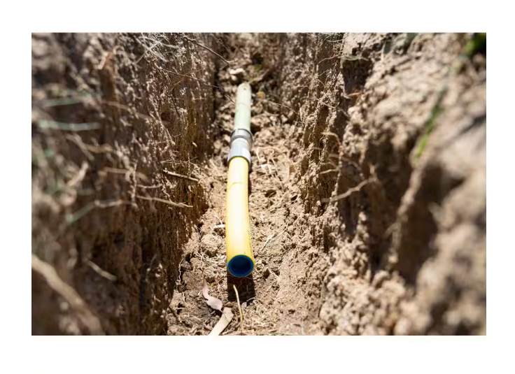 HOME-FLEX 1 in. IPS Poly DR 11 to 1 in. MIP Underground Yellow Poly Gas Transition