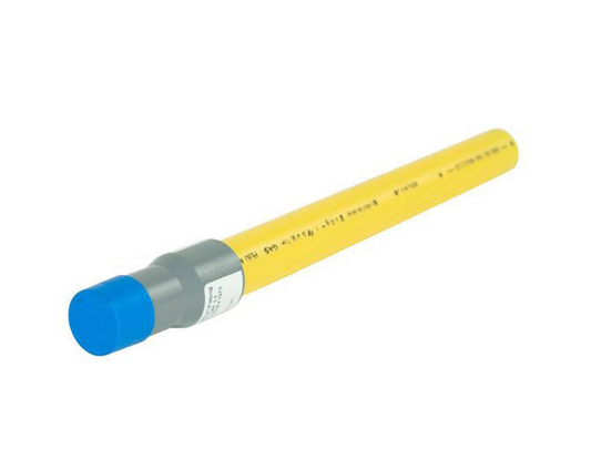 HOME-FLEX 1 in. IPS Poly DR 11 to 1 in. MIP Underground Yellow Poly Gas Transition
