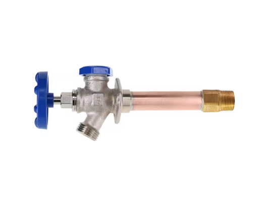 Arrowhead Brass 1/2 FIP in. x 3/4 in. MHT x 10 in. icebreaker Lead Free Freeze-Proof Wall Hydrant Sillcock Valve