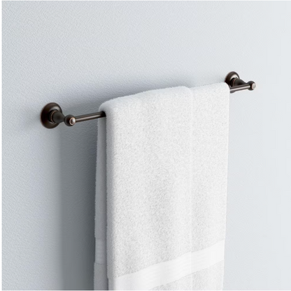 (2-Pack) Delta Porter 24 in. Wall Mount Towel Bar Bath Hardware Accessory in Oil Rubbed Bronze