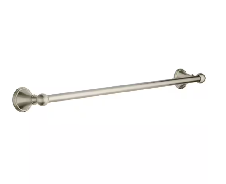Delta Crestfield 24 in. Wall Mounted Towel Bar in Brushed Nickel