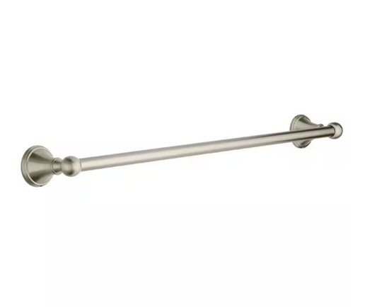 Delta Crestfield 24 in. Wall Mounted Towel Bar in Brushed Nickel