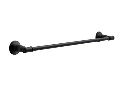 Delta Chamberlain 24 in. Wall Mount Towel Bar Bath Hardware Accessory in Matte Black