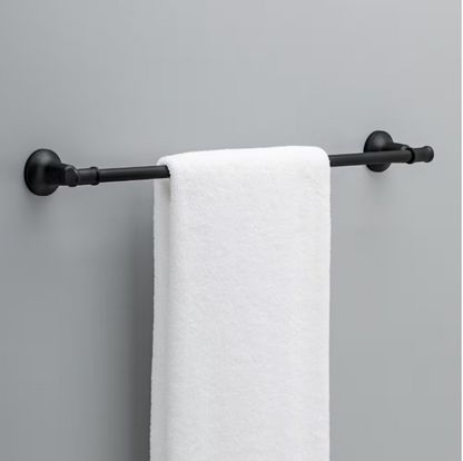 Delta Chamberlain 24 in. Wall Mount Towel Bar Bath Hardware Accessory in Matte Black