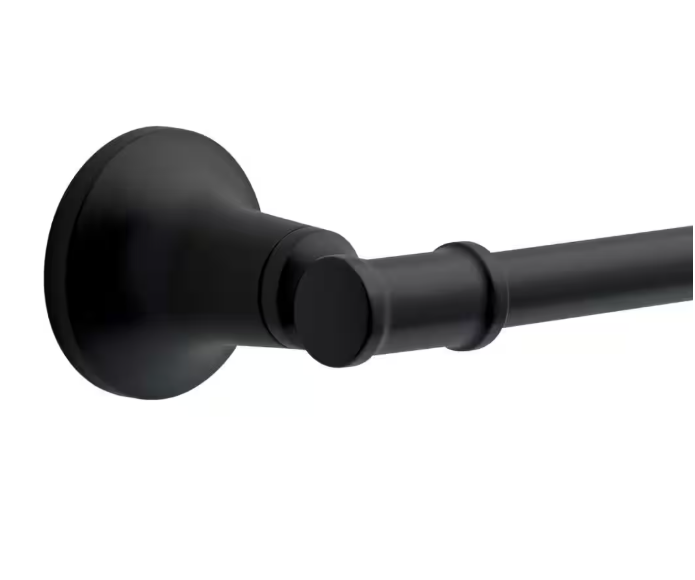 Delta Chamberlain 24 in. Wall Mount Towel Bar Bath Hardware Accessory in Matte Black