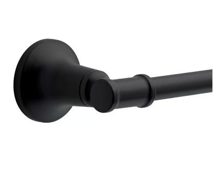 Delta Chamberlain 24 in. Wall Mount Towel Bar Bath Hardware Accessory in Matte Black