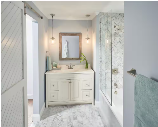 Delta Everly 3 -Piece Bath Hardware Set with Mounting Hardware in Brushed Nickel