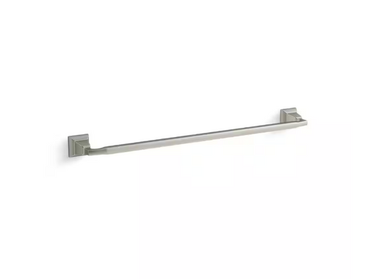 KOHLER Kallan 24 in. Towel Bar in Vibrant Brushed Nickel