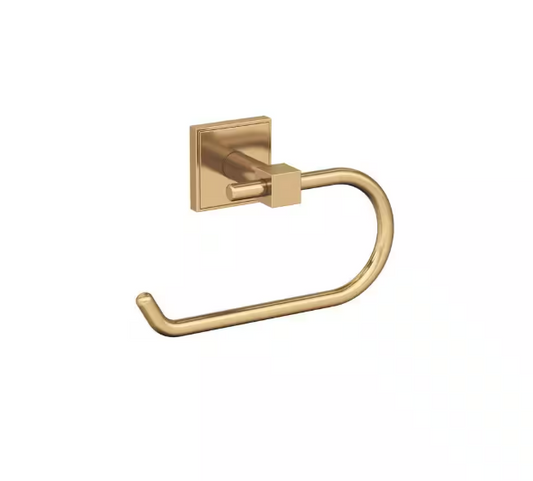 Amerock Appoint 7-1/16 in. (179 mm) L Single Post Toilet Paper Holder in Champagne Bronze