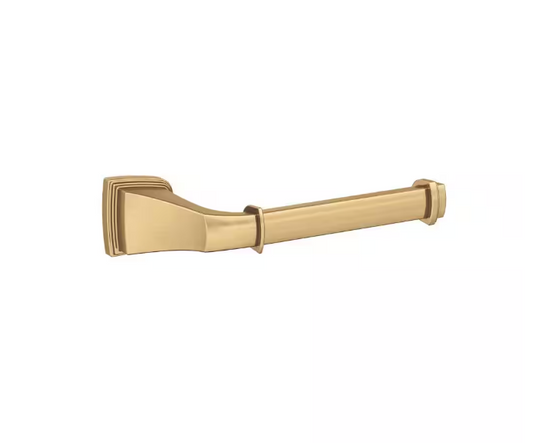 Amerock Revitalize 7-7/8 in. (200 mm) L Single Post Toilet Paper Holder in Champagne Bronze