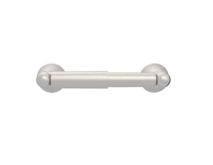 Glacier Bay Lisbon Wall Mounted Spring Double Post Toilet Paper Holder in Brushed Nickel Finish