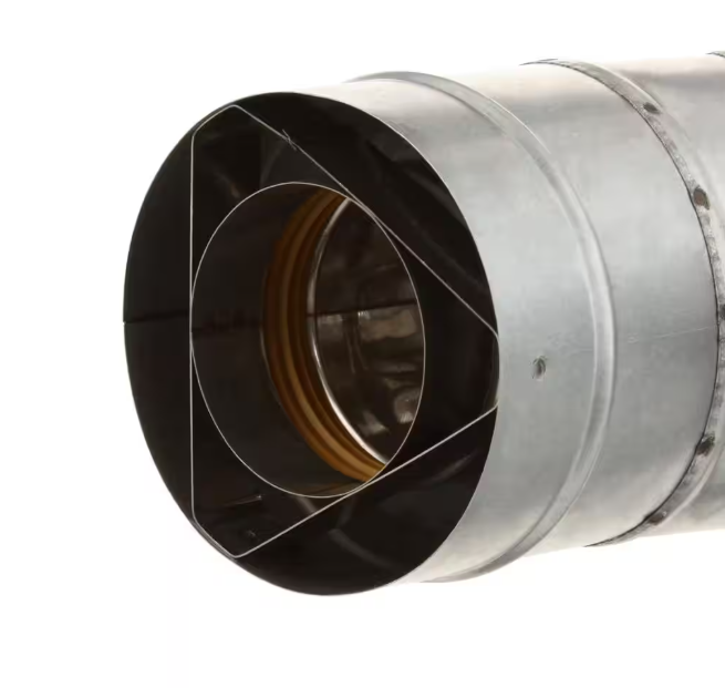 Rheem 3 in. x 5 in. 90-Degree Elbow Stainless Steel Concentric Venting for Mid Efficiency Tankless Gas Water Heaters