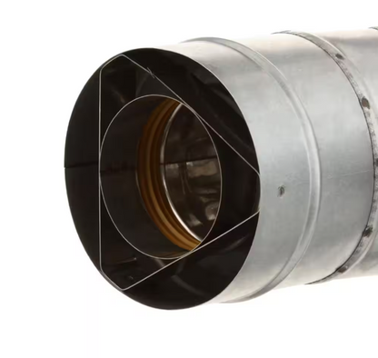 Rheem 3 in. x 5 in. 90-Degree Elbow Stainless Steel Concentric Venting for Mid Efficiency Tankless Gas Water Heaters
